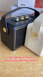 Loa Bluetooth M600 Cao Cấp - Loa Mini Đa Năng Thiết Kế Bền Bỉ Âm Lượng LỚN – Nghe Nhạc Ngoài Trời Cực Sướng - Bảo Hành Lỗi 1 Đổi 1