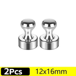 New Metal Strong Magnet Powerful Magnetic Push Pins Thumbtack for Refrigerator Whiteboard Office School Multi-functional DIY Use