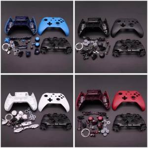 For Xbox One Slim Gamepad Shell Solid Color Multicolor Set Repair Game Accessories Game Controller Replacement Shell