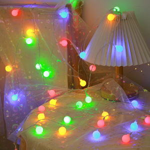 6M/3M/1.5M Ball LED String Lights Battery Power Fairy Light For Garden Christmas Wedding Party camping Atmosphere Decoration