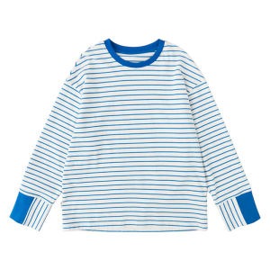 KECHU | Girls & Teens Cotton Round Neck Striped T-shirt
