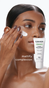 GAMARDE SEBO CONTROL Organic Oil Control Balancing Face Fluid Moisturiser 40ml Mattifies Acne & Oily Skin (FLUIDE EQUILIBRANT)