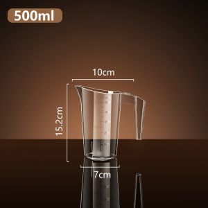 Bộ Cốc Đo Lường Acrylic WESTTUNE 3 Chiếc Dung Tích Lớn 500-2000ml Có Thể Xếp Chồng Lên Nhau Có Vạch Chia Độ Dùng Cho Nhà Bếp Và Thí Nghiệm Khoa Học