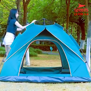 SPEEDS Tenda Camping 200x140x120 2-3 Orang Otomatis Lipat Portable Waterproof Anti Air Indoor 018-3