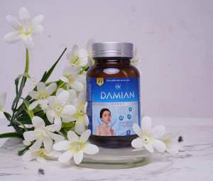 [Hàng Chính Hãng Công Ty] Viên uống trắng da Damian chứa Glutathione giúp trắng da căng bóng mờ thâm nám tàn nhang. Viên uống damian mờ nám hủ 30viên. Viên mờ nám damian.