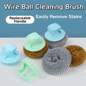 Kitchen Decontamination Cleaning Steel Wire Ball Cleaning Ball