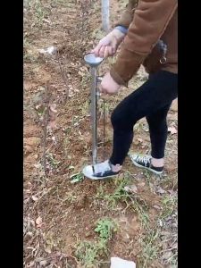 Alat Tanam Tancap Manual Mudah Alih Penanam Kacang Alat Tanam Corn Seeder Simple Planter