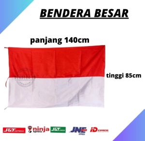 BENDERA MERAH PUTIH UKURAN BESAR 140cm x 90cm