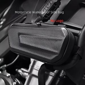 Large Capacity Motorcycle Side Bag - Universal No Logo Saddlebag Waterproof Multifunctional Storage Pouch