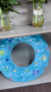 Phao bơi 2 lớp - Phao Tròn Tập Bơi Tắm Biển 2 lớp - size 80- 90cm cho người lớn và trẻ em