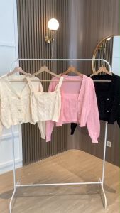 SET7381 Glitter Sparkle 2pcs Set Tanktop Outer