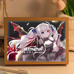 ฟิกเกอร์อนิเมะ กระจกไลท์เพนติ้ง ของขวัญวันเกิดสุดสร้างสรรค์ ฟิกโรส โดจิ กระจก โปสเตอร์ศิลปะติดผนังอนิเมะ สำหรับเด็กอายุ 6 ปีขึ้นไป