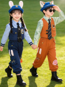 BAIKAMENG | Childrens Performance Costume Fun Zootopia Character Outfit