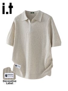 FINGERCROXX | Vintage Style Linen Polo Shirt Summer New