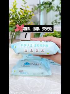 Runben | Portable Mini Baby Wet Wipes Travel Pack Hand Mouth Special Use Newborn Baby Wipes 20 Sheets Baby Hygiene Essentials