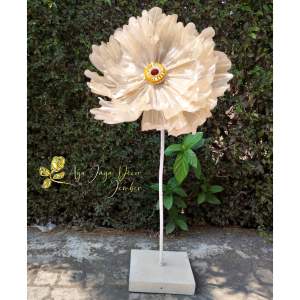 standing bunga lampu dekorasi pelaminan 1 tangkai diameter 50cm / lampu taman / lampu hias / lampu ruang tamu / lampu kamar