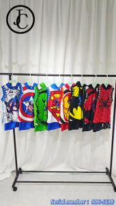 Kids Top Jersey Terno for Boys with Hood 2-7yrsold Marvel