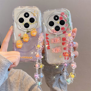 New Ốp Lưng POCO C75 Redmi 14C 4G Hot dễ thương phim hoạt hình 3D búp bê sáng tạo hoa chống rơi chống sốc Kem Ốp Điện Thoại với thời trang hoa dây 2025