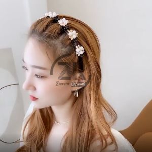 Bando Korea Perempuan Dewasa Motif Bunga Aksesoris Rambut Lucu Anak Perempuan Kualitas Premium import AK107 ZIORRA