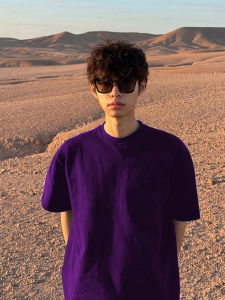 Pure Cotton Short Sleeve T-Shirt Mens Summer Inner Wear Shoulder Width Regular Fit Youth Fashion round Neck Breathable Casual