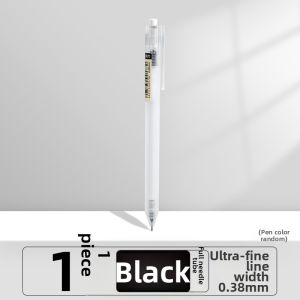 deli | Accounting Specialized Quick-drying Pen Brush Writing Pen Black Red