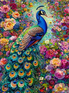 HUACAN Diamond Painting Peacock Animal Mosaic Diamond Art Painting Embroidery Sale Rhinestones Rhinestones Pictures
