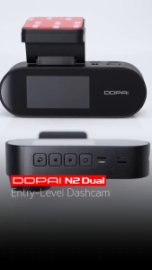 DDPAI N2 Dual 2K 1440P Super Capacitor 1.9" IPS Display ADAS 2.0 Dash Cam with AI-ISP NightVIS 2.0
