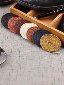 Dây Giày Sáp Dẹt Cho Giày Da Bốt Martin Cao Cấp 12 Màu - Dây Giày Da Nam Nữ