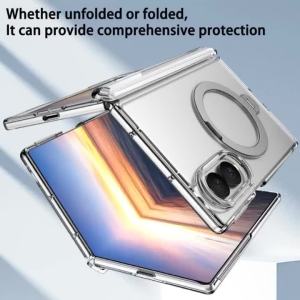 ZFold 8 Case 360 ° Rotating for Magsafe Magnetic Ring Holder  Front Tempered Film Cover For Samsung Galaxy Z Fold 8 Ultra 7 6