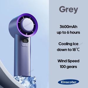 KINSCOTER Portable Handheld Turbo Fan 100 Wind Speeds Adjustable Mini Personal Fan Battery Operated Electric Eyelash Fan