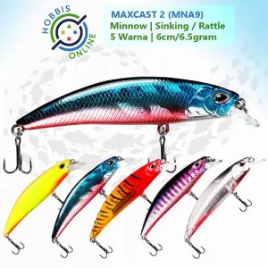 Minnow Lure Umpan Pancing Casting 6cm 6.5g MaxCast Submerged 2 (MNA9) Fishing Bait