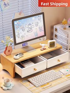 evesigar | Supportive Computer Desk Riser with Drawer