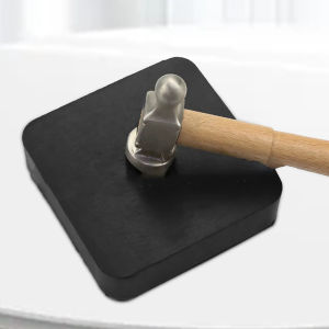 Jewelry Bench Block Work Surface Nonslip Jewelers Tool Dapping Block for Shaping Chasing Flattening Jewelry Repair Stamping