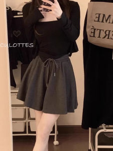 High Waist Sports Short Pants Womens Wide Leg Ballet Style Mini Skirt Pants Casual Slimming Hot Pants Spring Fashion