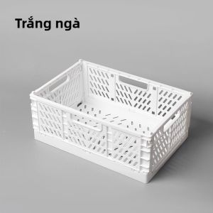 gumahus | Giỏ Đựng Gấp Gọn cho Đồ Ăn Vặt Văn Phòng Phẩm Mỹ Phẩm Đồ Linh Tinh và Trái Cây