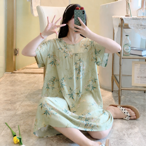 KASIHAN | Summer Cotton-Silk Sleep Dress