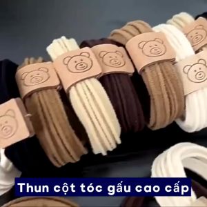 Dây buộc tóc dây thun cột tóc đuôi ngựa co giãn cột tóc Hàn Quốc hình gấu cute dễ thương - Life Style 4U