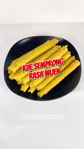 Kue Sempron Wijen 1KG Gulung Kekinian Kiloan Terenak Murah Renyah / Kue Kapit Wafer Roll Lezate Snack