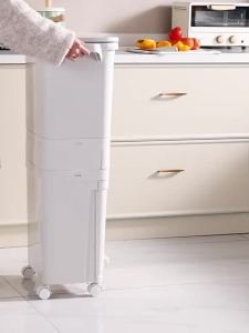 MOLORE | Pedal Operated Covered Kitchen Waste Bin with Dry and Wet Separation