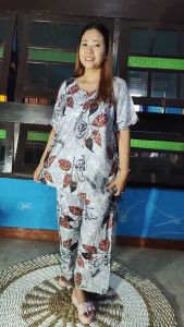 Setelan Celana Jumbo Wanita / Baju Santai / Setelan celana Jumbo Panjang