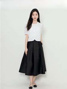 ON&ON | Áo Sơ Mi Tay Ngắn Hoa Văn Ren Phong Cách Pháp