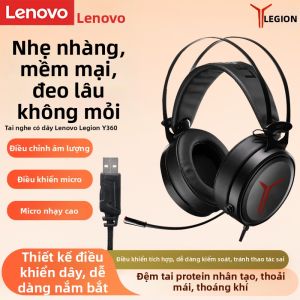 Lenovo | Wired Headset for Desktop & Laptop Premium Hi-Fi Sound