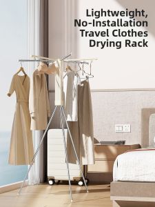 DIEYUAN | Portable Folding Stainless Steel Hanger