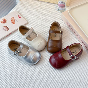 Fashion New Spring and Autumn Baby Leather Shoes Anti-Slip Soft Sole Tassels