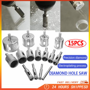 3-50mm Diamond Hole Saw Marble Drill Bit Saw Set for Tile Ceramic Marble Glass Cutter Original 10/15/20Pcs
