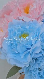 Bunga Artificial Autumn Peony Jumbo Premium Hias Import