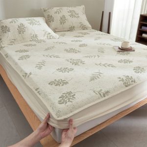 NAIYOUCHENG | Cotton 3-layer Fabric Thick Dustproof Anti-slip Mattress Protector