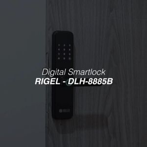 NOBLEZA Smart Door Lock Kunci Pintu Digital Handle Fingerprint RFID Smartlock App TUYA WIFI RIGEL BLACK