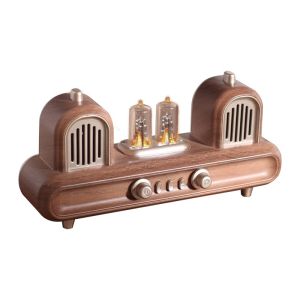 New AS33 Retro Wireless Bluetooth Speaker with USB Flash Drive Support Outdoor Desktop Ornament Audio Card Compatible