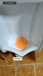 Fragranced Urinal Screen Gel Deodoriser Mat Anti-Splash Odor Control Pad for Clean Men’s Toilets